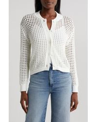 Vince Camuto - Mesh Bomber Jacket - Lyst