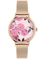 Ted Baker - Phylipa Recycled Stainless Steel Mesh Strap Watch, 36Mm - Lyst