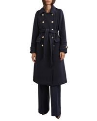 Reiss - Farley Wool Blend Double Breasted Coat - Lyst