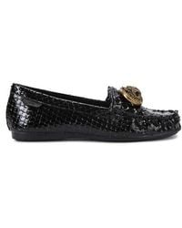 Kurt Geiger - Chelsea Croc Embossed Loafer - Lyst