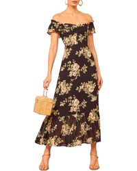 reformation butterfly dress ivory