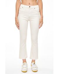 Pistola - Lennon High Waist Raw Hem Crop Bootcut Jeans - Lyst