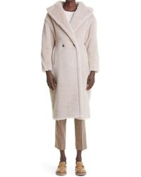 Max Mara - Tedgirl Oversize Double Breasted Alpaca Blend Coat - Lyst