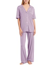 Eberjey - Gisele Short Sleeve Jersey Knit Pajamas - Lyst