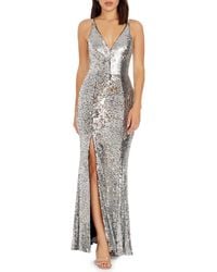 Dress the Population - Iris Sequin Gown - Lyst