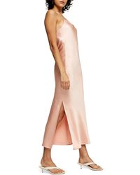 topshop pink maxi dress