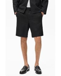 Mango - Elastic Waist Shorts - Lyst