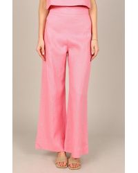 Petal & Pup - Devlin Wide Leg Linen Pants - Lyst