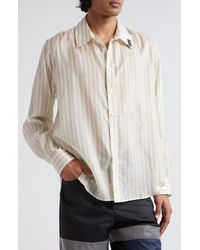 Martine Rose - Classic Stripe Button-up Shirt - Lyst