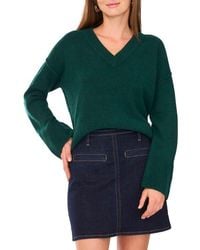 Vince Camuto - High-Low V-Neck Sweater - Lyst