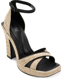 DKNY - Linda Ankle Strap Platform Sandal - Lyst