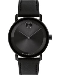 Movado - Bold Evolution 2.0 Leather Strap Watch, 40Mm - Lyst