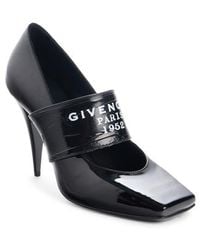 Givenchy - Logo Square Toe Mary Jane Pump - Lyst