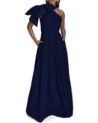 Donna Karan - Bow One-Shoulder Gown - Lyst