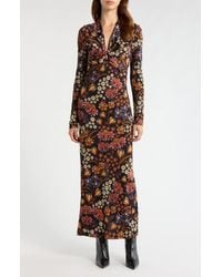 FARM Rio - Lili Long Sleeve Floral Maxi Dress - Lyst