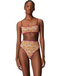 Missoni - Reversible Bikini With Print And High Bottom - Lyst