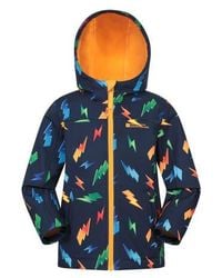 Mountain Warehouse - Childrens/Kids Exodus Printed Water Resistant Soft Shell Jacket - Lyst