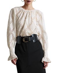& Other Stories - & Lace Trim Top - Lyst