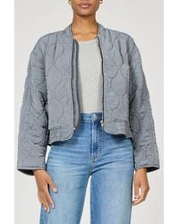 DEAR JOHN - Maverick Zip Front Quilted Jacket - Lyst