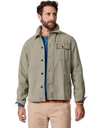 aubi - Dowse Long Sleeve Relaxed Worker Jacket - Lyst