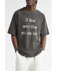 Undercover - I Hear Oversize Cotton Graphic T-Shirt - Lyst