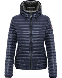 Colmar - Hooded Water Repellent Down Recycled Nylon Puffer Jacket - Lyst