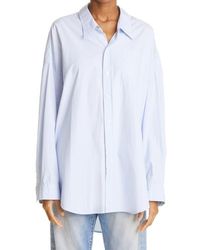 R13 - Oversize Oxford Button-Up Shirt - Lyst