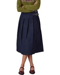 Celtic & Co. - Midi Denim Skirt - Lyst