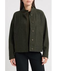 Eileen Fisher - Boiled Wool Jacket - Lyst