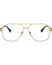 Versace - 59Mm Pilot Optical Glasses - Lyst