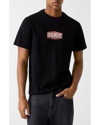 Guess - Trademark Regular Fit Cotton Graphic T-Shirt - Lyst