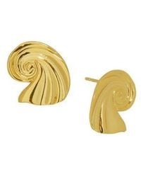 Ottoman Hands - Waterproof Wave Stud Earrings - Lyst