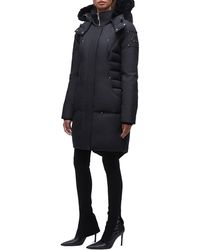 Moose Knuckles - Baltic Down Parka With Genuine Shearling Trim - Lyst