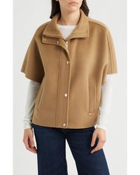 Michael Kors - Double Face Wool Cape - Lyst