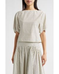 STAUD - Didi Stripe Top - Lyst
