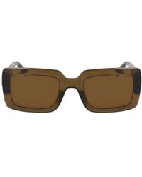 Longchamp - 53Mm Rectangular Sunglasses - Lyst
