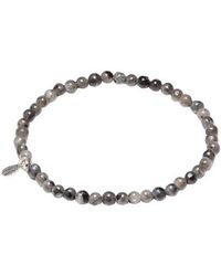 Tiny Rituals - Larvikite Labradorite Energy Bracelet - Lyst