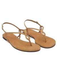 Reformation - Luna Flat Sandal - Lyst