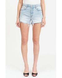 DAZE - Troublemaker High Waist Denim Cutoff Shorts - Lyst