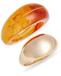 Open Edit - Set Of 2 Statement Rings - Lyst