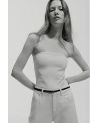 H&M - Split Leather Waist Belt - Lyst