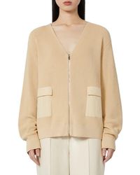 MM by Max Mara - Libero Front Zip Cardigan - Lyst