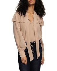 Sanctuary - Fade Into You Ruffle Georgette Top - Lyst