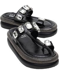 Prologue Shoes - Evans Jeweled Platform Sandal - Lyst