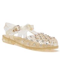 Loeffler Randall - Rhys Studded Jelly Sandal - Lyst