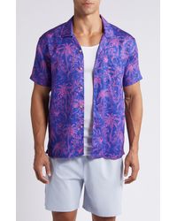 Boardies - Palms Print Camp Shirt - Lyst