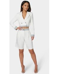 Bebe - Tailored Bermuda Shorts - Lyst