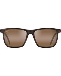 Maui Jim - One Way 55mm Polarizedplus2 Rectangular Sunglasses - Lyst
