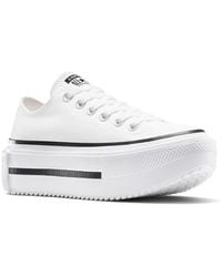 Converse - Gender Inclusive Chuck Taylor All Star Lift Double Stack Low Top Platform Sneaker - Lyst