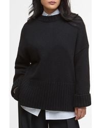 Barbour - Sophia Cotton & Wool Blend Tunic Sweater - Lyst